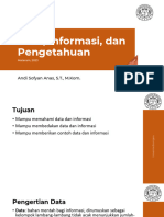 P 2-3. Pengantar Ilmu Komputer-Data Informasi Dan Pengetahuan