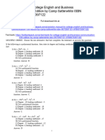 College Algebra With Modeling and Visualization 6Th Edition Rockswold Test Bank Full Chapter PDF