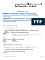 Introductory Econometrics A Modern Approach 6Th Edition Wooldridge Test Bank Full Chapter PDF