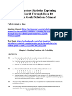 Introductory Statistics Exploring The World Through Data 1St Edition Gould Solutions Manual Full Chapter PDF