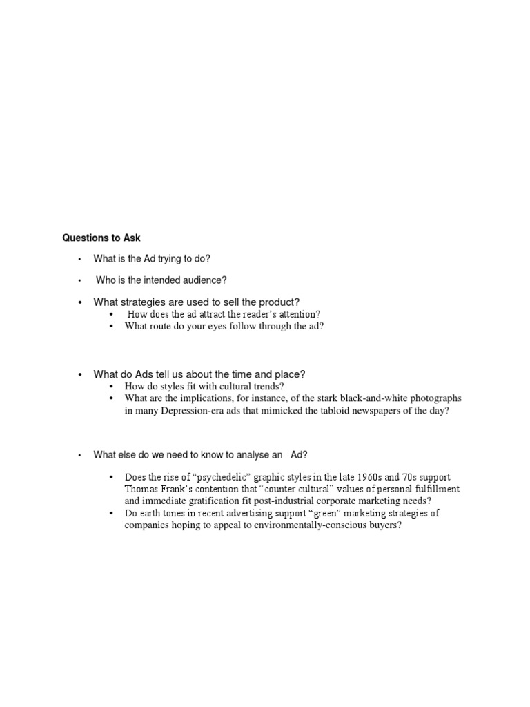 Analyzing Advertising Strategies and Trends | PDF | Business