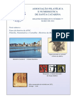 Boletim 77-AFCS Associacao Filatelica Numismatica SC