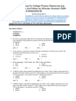 College Physics Reasoning and Relationships 2Nd Edition Nicholas Giordano Test Bank Full Chapter PDF