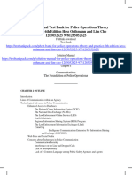 Solution Manual Test Bank For Police Operations Theory and Practice 6Th Edition Hess Orthmann and Lim Cho 1285052625 9781285052625 Full Chapter PDF