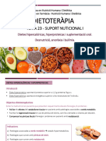 Tema 23. Supor - Nutr. I - Dietes Hipercal. - Hiperprot. - Suplemen - Oral Amagat - VLC