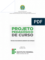 Projeto Pedagogico Do Curso Tecnico em Desenvolvimento de Sistemas Coxim 1