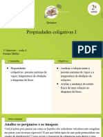 Propriedades Coligativas I: Química