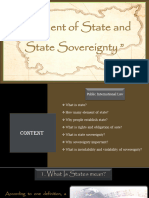Element of State & State Soveregnty 8 16 2022