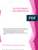 Physiotherapy Documentation..example