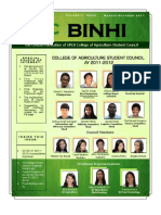 BINHI ( the Official Publication of CA-SC AY 2011-2012)