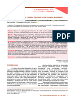 Fatores Associados Ao Cuidado de Saúde Bucal Durante A Gravidez