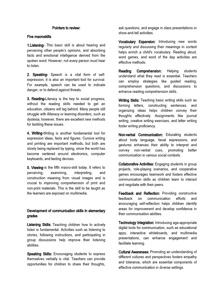 pointers-to-review-download-free-pdf-learning-reading-comprehension