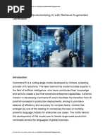 Command-R: Revolutionizing AI With Retrieval Augmented Generation