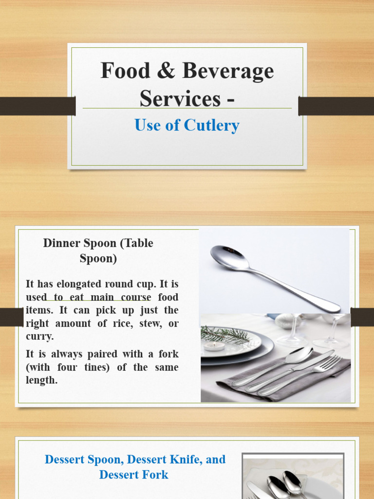 Essential Cutlery and Glassware Guide | PDF | Spoon | Drink