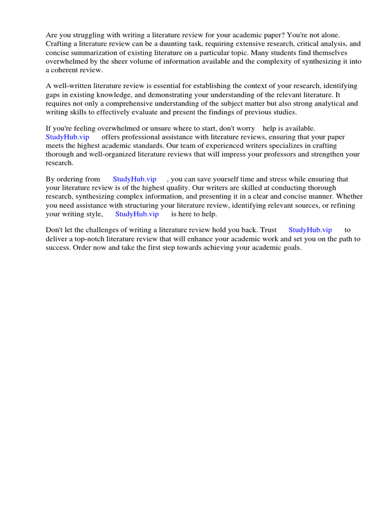 Sample Literature Review Apa Paper | PDF | Apa Style | Attachment Theory