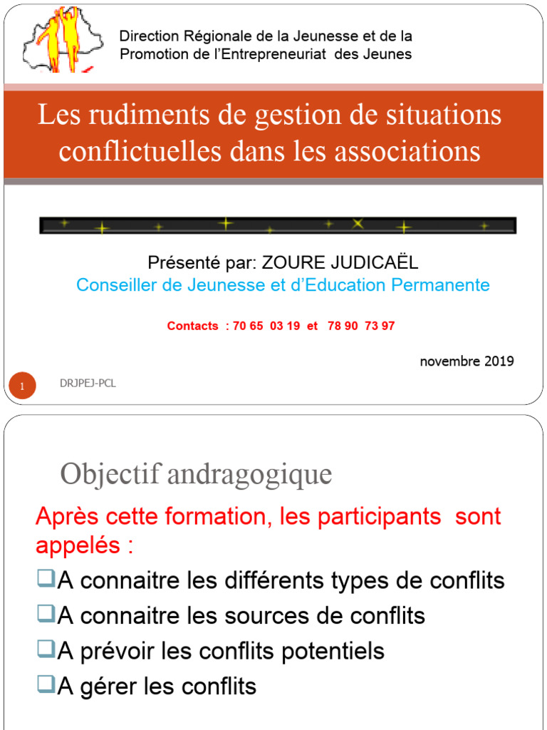 Gestion des conflits en associations | PDF | Résolution de conflit