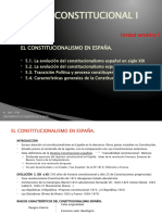 Tema 05 El Constitucionalismo en España