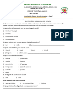 Questionário Alunos PDF