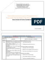 Conteúdos Essenciais 2021 - 1º Ano