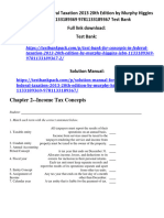 Concepts in Federal Taxation 2013 20Th Edition by Murphy Higgins Isbn 1133189369 9781133189367 Test Bank Full Chapter PDF