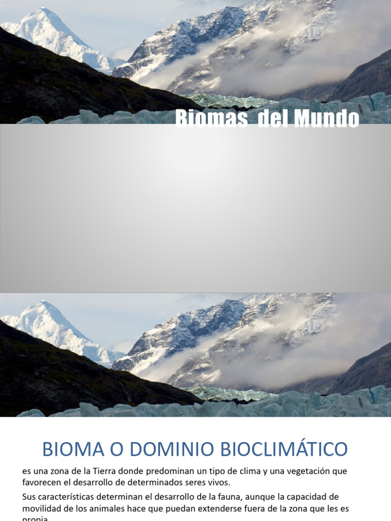 Biomas Terrestres del Mundo | PDF | Desierto | Biodiversidad