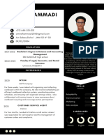 Beige & Navy Modern Professional Resume