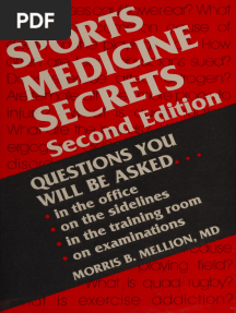 Sports Medicine Secrets (2nd Edition) by Morris B. Mellion