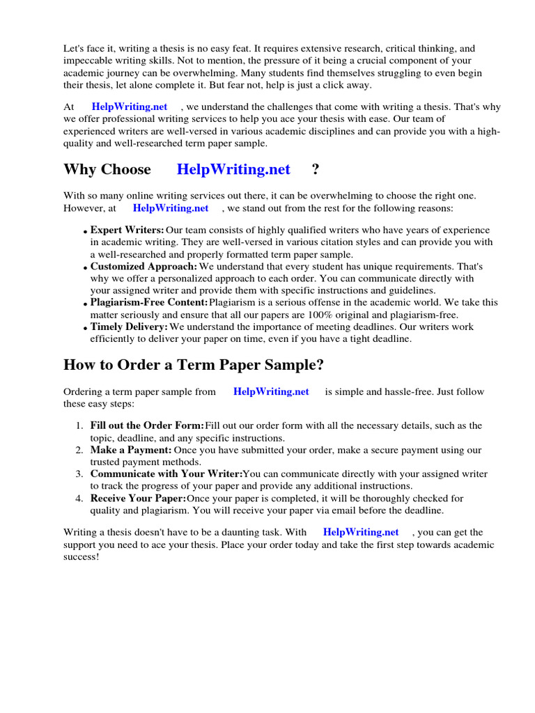 How to write a term paper sample pdf academic publishing expert