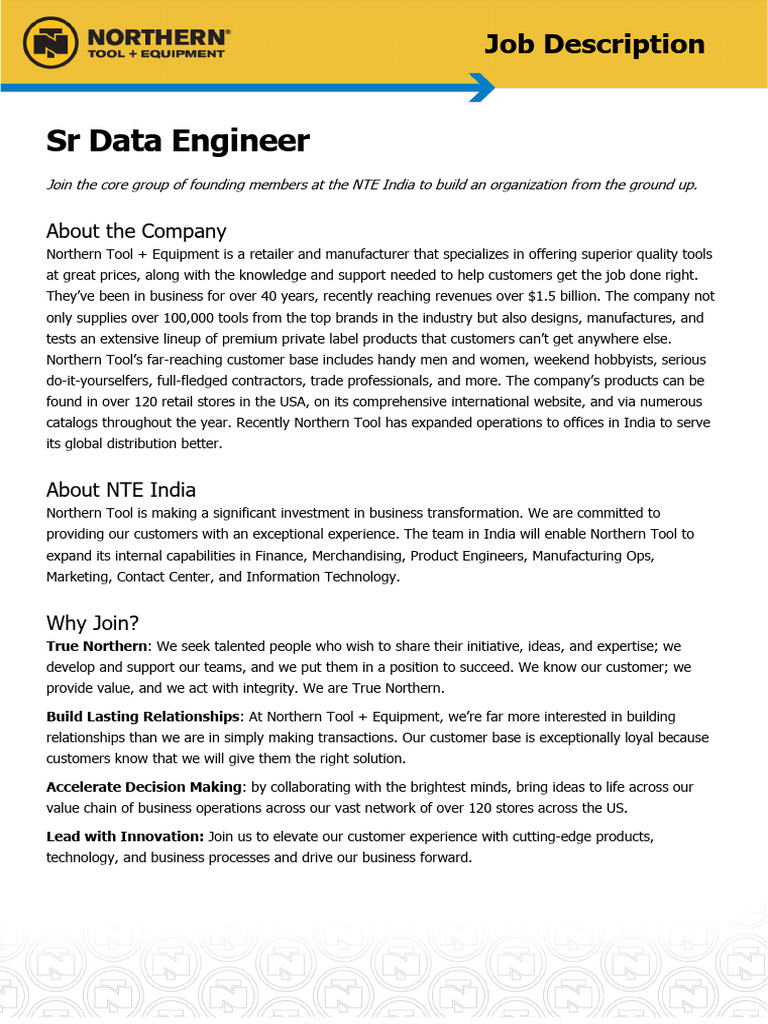 Senior Data Engineer | PDF | Software Development Process | Data