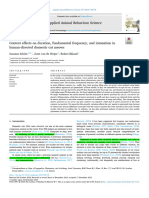 Context Effects On Duration, Fundamental Frequency, and Intonation in Human-Directed Domestic Cat Meows