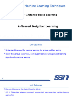 CS8082U4L01 - K-Nearest Neighbour Learning