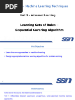 CS8082U5L01 - Learning Sets of Rules