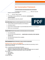 Day 4 - New Order Conversation Framework