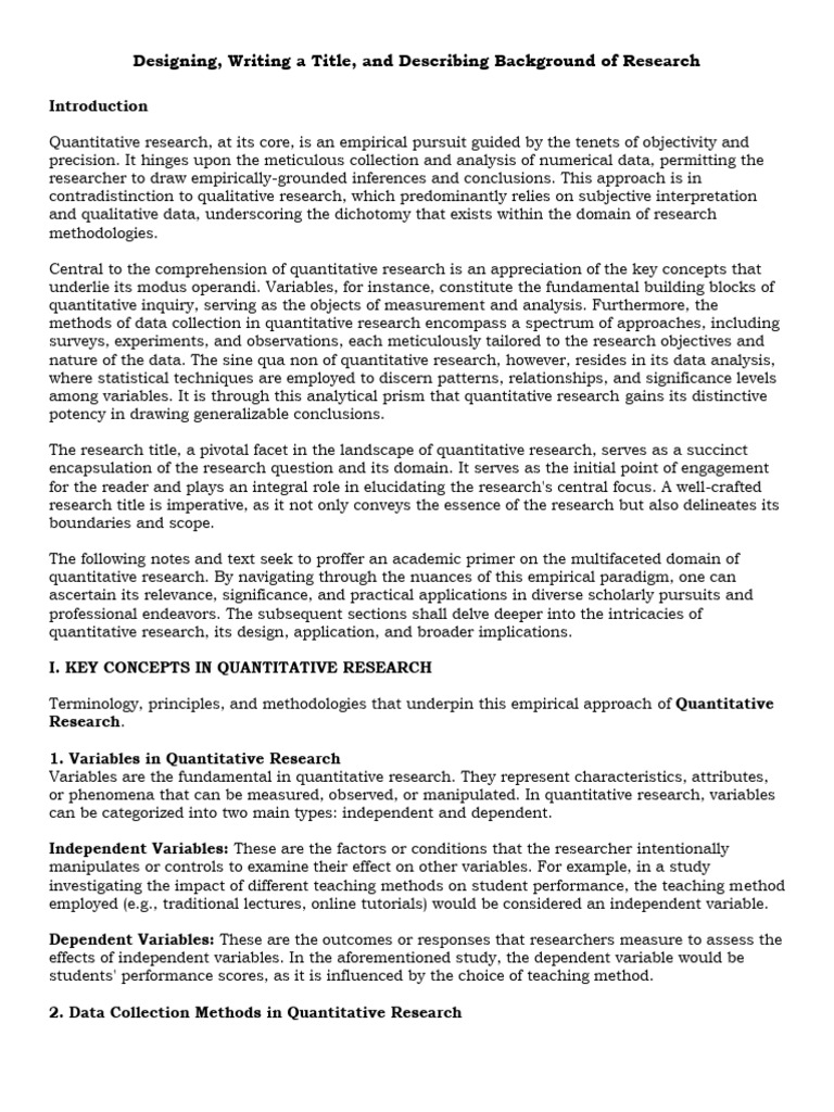 NG Writing A Title and Describing Background of Research | PDF ...