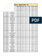 Mock Test 10