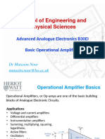 Basic Opertional Amplifiers - Ideal - Leacture Slides