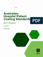 Australian Hospital Patient Costing Standards Part 1 - Standards - Version 4.1, Independent Hospital Pricing Authority 2021