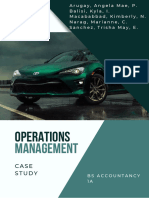 Operations Management Case Study