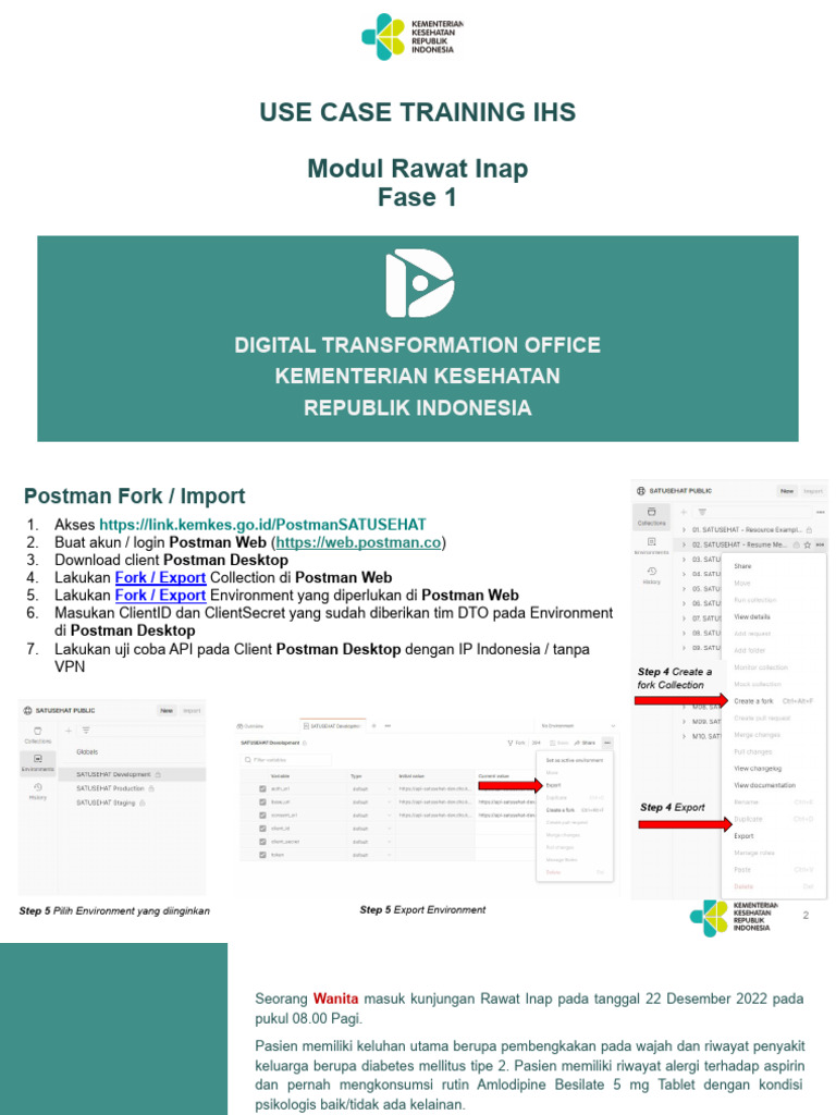 (Rawat Inap) Teknis - Use Case Rawat Inap Fase 1 | PDF | Teknologi ...