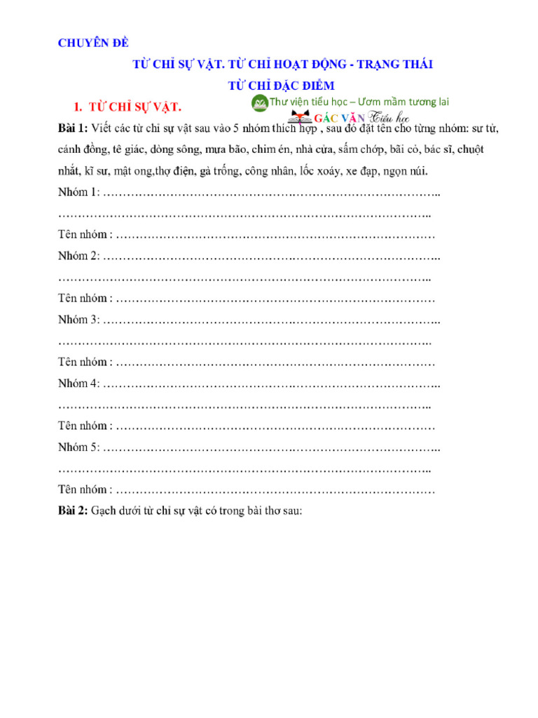 Tu CHi Su VaT HOaT doNG TRaNG THaI Dac dIeM 4d243cc60f | PDF