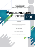 SHS Work Immersion Portfolio Final