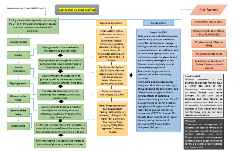 3 concept map | PDF | Diabetes | Gestational Diabetes