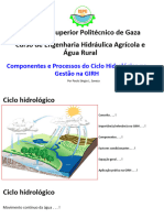 Aula - GIRH - Componentes e Processos Do Ciclo Hidrologico