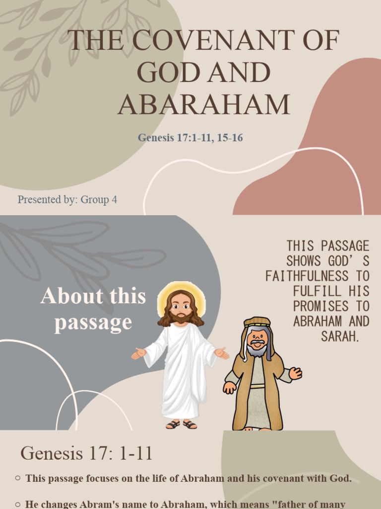 The Covenant of God and Abraham | PDF | Abraham | Sarah
