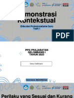 Irma Fudtriani - TOPIK 1 - DEMONSTRASI KONTEKSTUAL