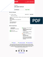Makasih Udah Pakai Gofood: Total Dibayar