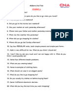 PROGRESSION 1 - MID Oral Test