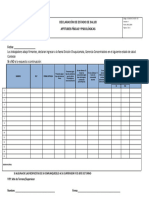 Declaración de Aptitudes Físicas y Psicológicas Rev.4