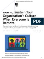 How To Sustain Your Organization's Culture When Everyone Is Remote