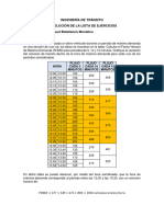 Ingeniería de Tránsito - Lista 1